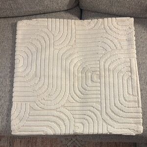 NWT West Elm cream pillow cover